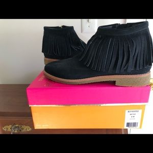 Kate Spade fringed Betsie Booties